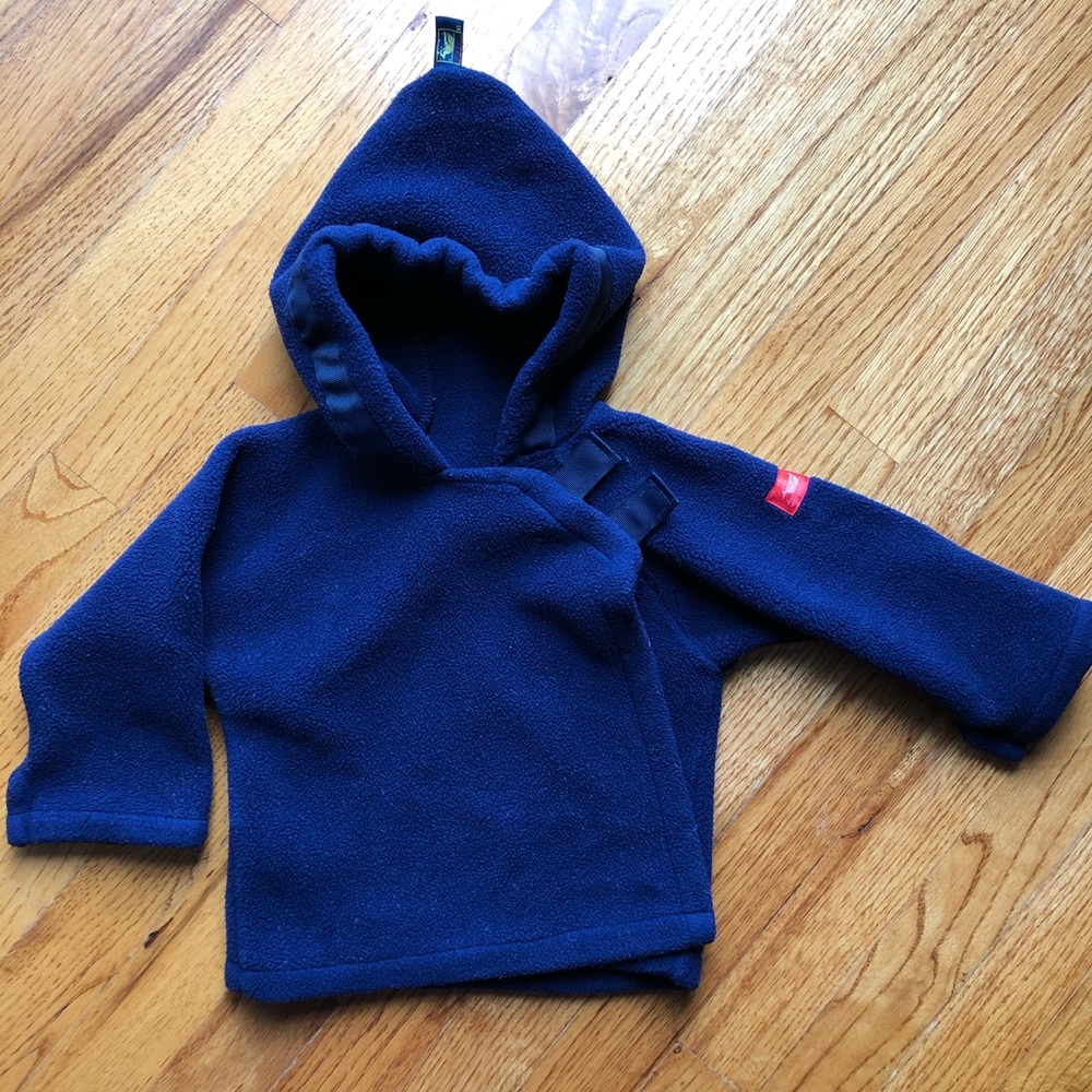 Widgeon Navy Fleece Baby Jacket